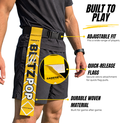 Blitz Belts – 4 Player Flag Belts & Flag Set